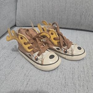 Converse Kids Reindeer Sneakers - Brown and Yellow